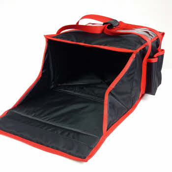 t4s (nylon) frame open zwart rood
